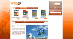 Desktop Screenshot of groveproducts.co.uk